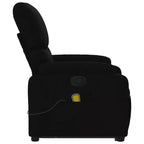 Light Gray / Manual Push Back Massage Recliner Chair – 1-Seater