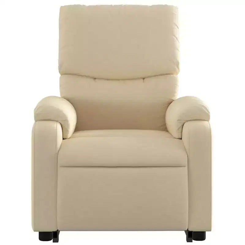 Light Gray / Manual Push Back Massage Recliner Chair – 1-Seater