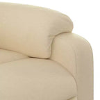 Light Gray / Manual Push Back Massage Recliner Chair – 1-Seater