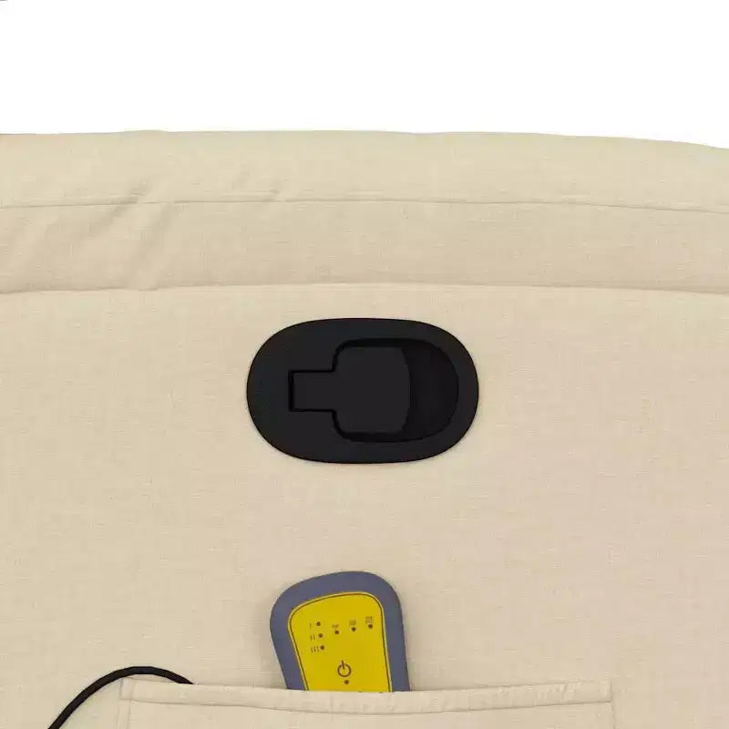 Light Gray / Manual Push Back Massage Recliner Chair – 1-Seater