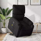 Light Gray / Manual Push Back Massage Recliner Chair – 1-Seater