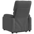 Light Gray / Manual Push Back Massage Recliner Chair – 1-Seater