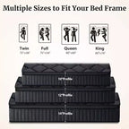 White Hybrid Mattress, Medium Firm, 8" Thick, For 2 People