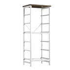 Faux Oak 6-Drawer Narrow Storage Tower, 1-Person Use