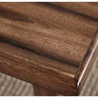 Brown Mid-Century Modern Rectangular Dining Table, Seats 6