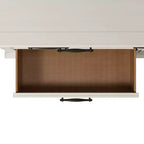 Off-White 9-Drawer Dresser with Mirror – Transitional Style, Single