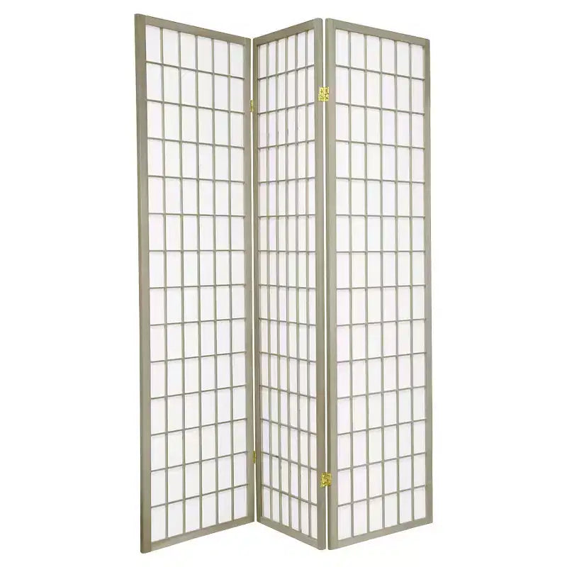 6 ft. Tall Window Pane - Special Edition - Gray (3 Panels)