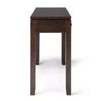 Brown 3-Drawer Console Table, 1-Person Assembly