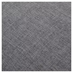 Light Gray / Beige Upholstered Rectangle Ottoman, Seats 1