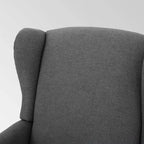 Wingback Push-Back Recliner, Wheat, Single Seat
