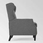 Wingback Push-Back Recliner, Wheat, Single Seat