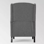 Wingback Push-Back Recliner, Wheat, Single Seat