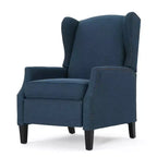 Wingback Push-Back Recliner, Wheat, Single Seat