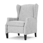 Wingback Push-Back Recliner, Wheat, Single Seat