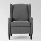 Wingback Push-Back Recliner, Wheat, Single Seat