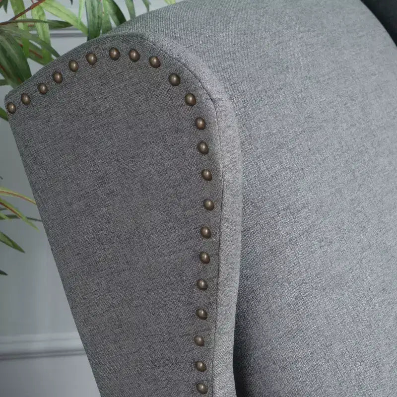 Wingback Push-Back Recliner, Wheat, Single Seat