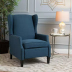 Wingback Push-Back Recliner, Wheat, Single Seat