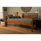 Aqua / Stone Slat Daybed, Converts to 2 Twin Beds