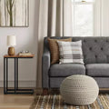 Cloverly Chunky Knit Pouf - Threshold
