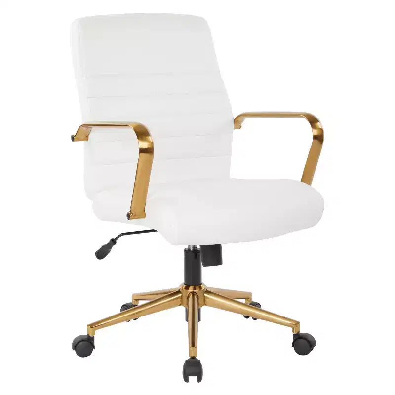 Baldwin Mid Back Faux Leather Chair - OSP Home Furnishings