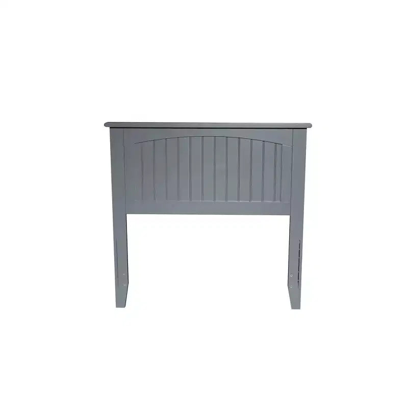 Espresso / White / Gray Twin Headboard with USB Charging, Bed Frame Mounted, 1-Person