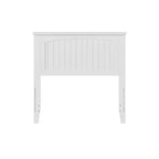 Espresso / White / Gray Twin Headboard with USB Charging, Bed Frame Mounted, 1-Person