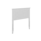 Espresso / White / Gray Twin Headboard with USB Charging, Bed Frame Mounted, 1-Person