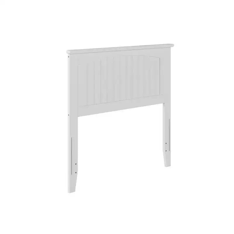 Espresso / White / Gray Twin Headboard with USB Charging, Bed Frame Mounted, 1-Person