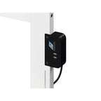 Espresso / White / Gray Twin Headboard with USB Charging, Bed Frame Mounted, 1-Person