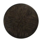 Cream/Walnut Round Dining Table, Seats 4