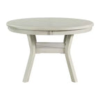 Cream/Walnut Round Dining Table, Seats 4