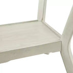 Cream/Walnut Round Dining Table, Seats 4