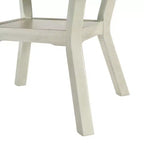 Cream/Walnut Round Dining Table, Seats 4