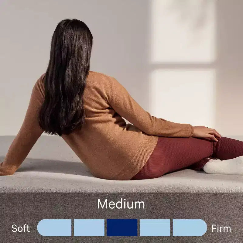 White Foam Mattress, Medium Firm, 1-Person