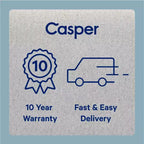 White Foam Mattress, Medium Firm, 1-Person